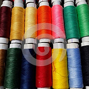 Yarn is a long continuous length of interlocked fibres, 